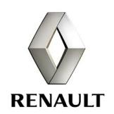 Stěrače bezramínkové sada 2ks Renault