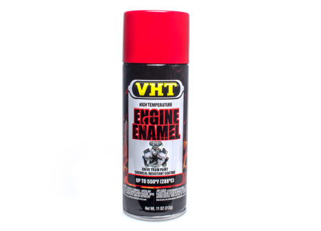 VHT Engine Enamel barva na motory do teploty až 288°C, barevný odstín: Červená