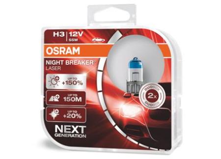  Osram Night Breaker Laser Next Generation H3 - o 150% více světla