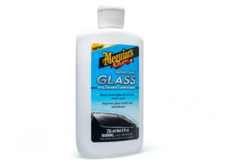 Meguiar's Perfect Clarity Glass Polishing Compound - leštěnka na skla, 236 ml
