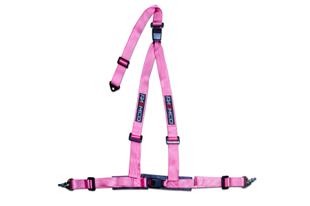 Raemco sportovní 3-bodový bezpečnostní pás odpojitelný, barva: růžová
