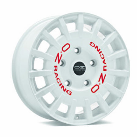 OZ SPORT RALLY RACING VAN 7,5x18 5x160 48 RACE WHITE RED LETTERING