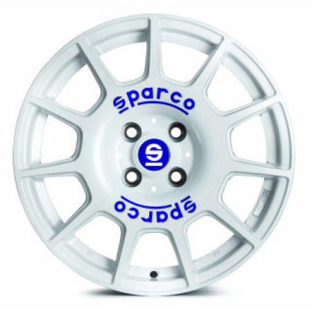SPARCO SPARCO SPARCO TERRA 7,5x17 5x100 48 WHITE BLUE LETTERING