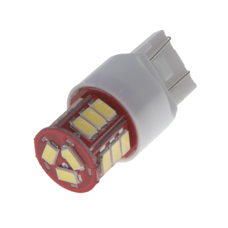 LED T20 (7443) bílá, 12-24V, 18LED/5730SMD