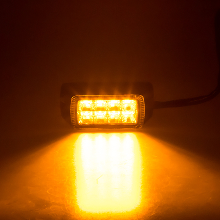 PROFI výstražné LED světlo vnější, oranžové, 12-24V, ECE R65