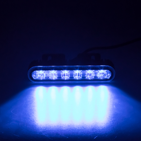 PROFI výstražné LED světlo vnější, modré, 12-24V, ECE R65