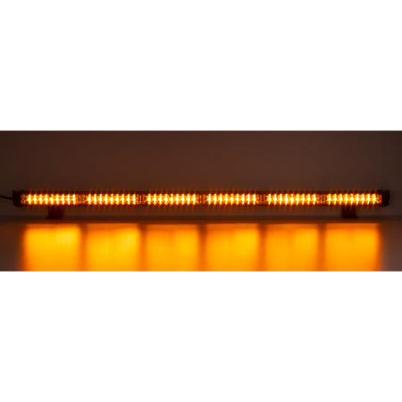 LED alej voděodolná (IP67) 12-24V, 54x LED 1W, oranžová 916mm, ECE R65
