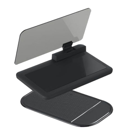 x  HEAD UP DISPLEJ pro smartphone, reflexní deska