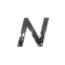 Znak N samolepící PLASTIC