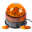 x LED maják, 12-24V, 12x3W, oranžový magnet, ECE R65